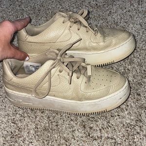 Tan air force ones size women’s 6.5